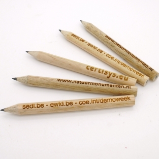 Mini-Bleistift, rund - FSC 100%